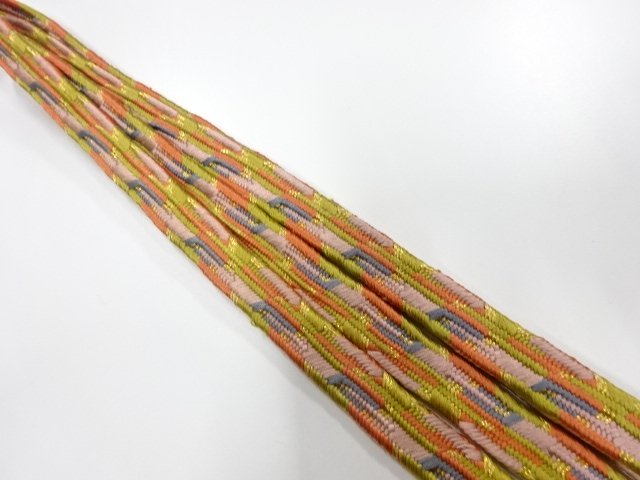  大特価品　未使用品　正絹　手組帯締め